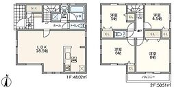 B号棟緑区新築戸建　LDK18帖　SIC　南面バルコニー