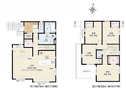 1号棟瀬谷区新築戸建 3台駐車可 LDK22帖 WIC