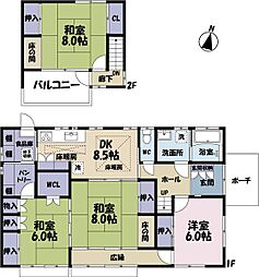土浦市荒川沖東3丁目　賃貸戸建て
