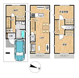 瑞光3丁目 新築戸建残り1区画 2号地