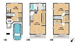 大阪市東淀川区上新庄3丁目の一戸建て