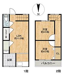 大阪市生野区巽西４丁目の一戸建て