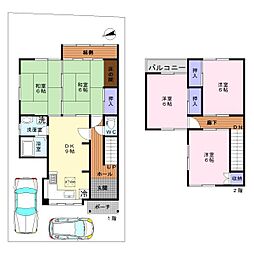 泉南郡熊取町新野田2丁目　中古戸建