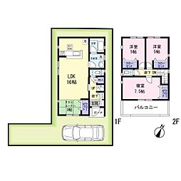 泉佐野市鶴原第18　3号棟　新築戸建