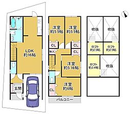 松原市河合１丁目の一戸建て