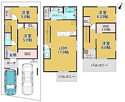 堺市西区神野町１丁の一戸建て