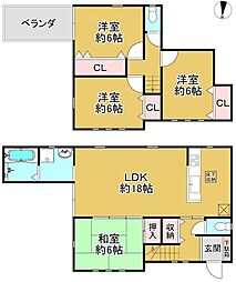 堺市東区日置荘原寺町の一戸建て