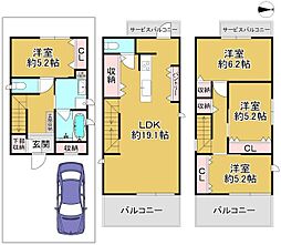 堺市北区南花田町の一戸建て