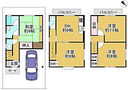 堺市西区浜寺石津町中３丁の一戸建て