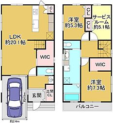 堺市北区東上野芝町２丁の一戸建て