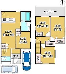 堺市東区日置荘原寺町の一戸建て
