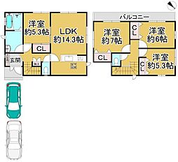 堺市堺区旭ヶ丘北町２丁の一戸建て