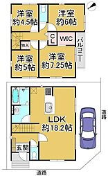 堺市西区浜寺石津町西4丁　1号地