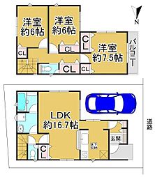 松原市一津屋4丁目　1号棟