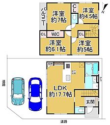 松原市松ケ丘4丁目　1号棟