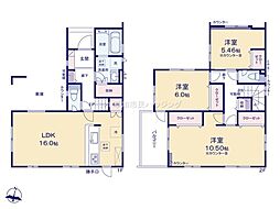 草加市新里町　新築一戸建て　2期1号棟