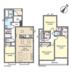 八潮市緑町3丁目　新築一戸建て　A号棟