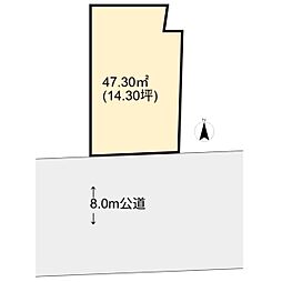 草加市中央2丁目　売地