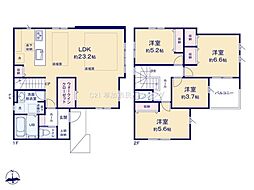 八潮市伊草2丁目 新築一戸建て 4期