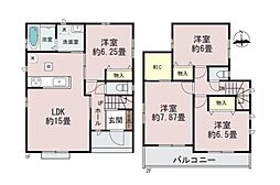 草加市西町　新築一戸建て　B号棟