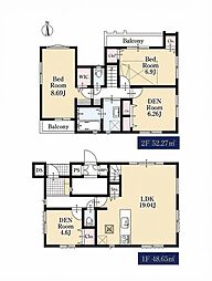 草加市吉町2丁目　新築一戸建て