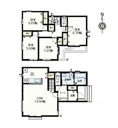足立区西伊興1丁目　新築一戸建て　7期E号棟