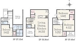 草加市西町　新築一戸建て　第1期