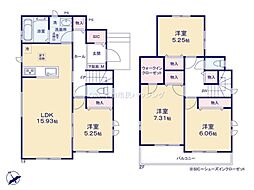 草加市清門3丁目　新築一戸建て　A号棟