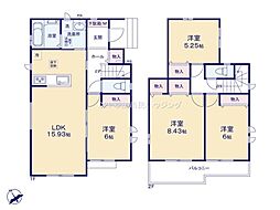 草加市清門3丁目　新築一戸建て　B号棟
