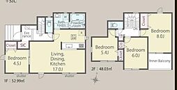 草加市苗塚町　新築一戸建て　第1期16号棟