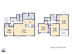 草加市苗塚町　新築一戸建て　第1期16号棟