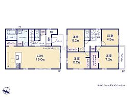 草加市両新田西町　新築一戸建て　1期1号棟
