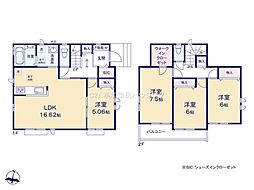 草加市谷塚仲町　新築一戸建て　F号棟