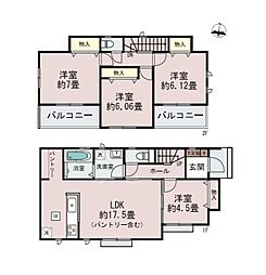 草加市谷塚仲町　新築一戸建て　C号棟