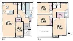草加市両新田西町　新築一戸建て　1期
