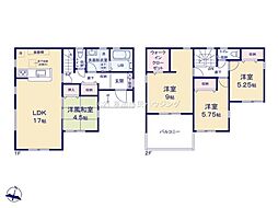 八潮市八潮7丁目 新築一戸建て 2号棟