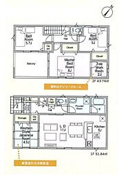 八潮市木曽根　新築一戸建て　第22　2号棟