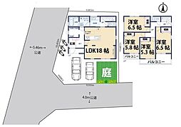 草加市北谷3丁目 売地