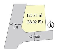 草加市北谷3丁目　売地