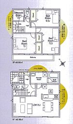 八潮市南川崎　新築一戸建て　第15　6号棟