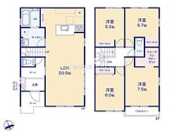 草加市遊馬町　新築一戸建て　3期