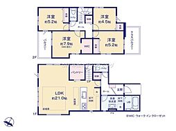 草加市手代1丁目　新築一戸建て　7期3号棟