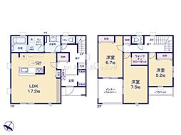 草加市青柳7丁目　新築一戸建て　19期1号棟