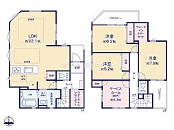 草加市吉町2丁目　新築一戸建て　8期4号棟
