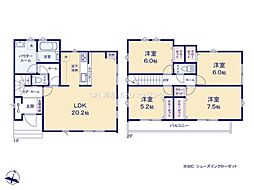 草加市中根3丁目　新築一戸建て　1期