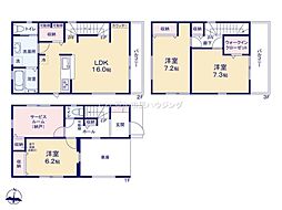 八潮市緑町5丁目　新築一戸建て　8期1号棟