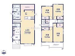草加市氷川町　新築一戸建て　A号棟