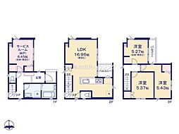 草加市吉町2丁目　新築一戸建て