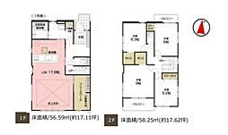草加市稲荷6丁目 新築一戸建て 19期1号棟