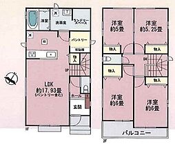草加市苗塚町　新築一戸建て　B号棟